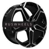 Диски Khomen Wheels 7,5x19/5x108 ET47 D60,1 KHW1909 (Chery Tiggo 8 (Pro/Pro Max)) Black-FP