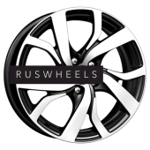 Грузовые диски K&K 6,5x16/5x114,3 ET43 D67,1 Палермо-оригинал (КС607) Алмаз черный КС607