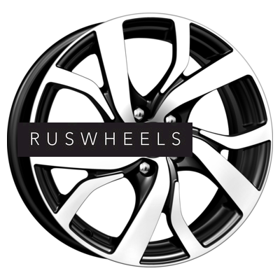 Грузовые диски K&K 6,5x16/5x114,3 ET43 D67,1 Палермо-оригинал (КС607) Алмаз черный КС607