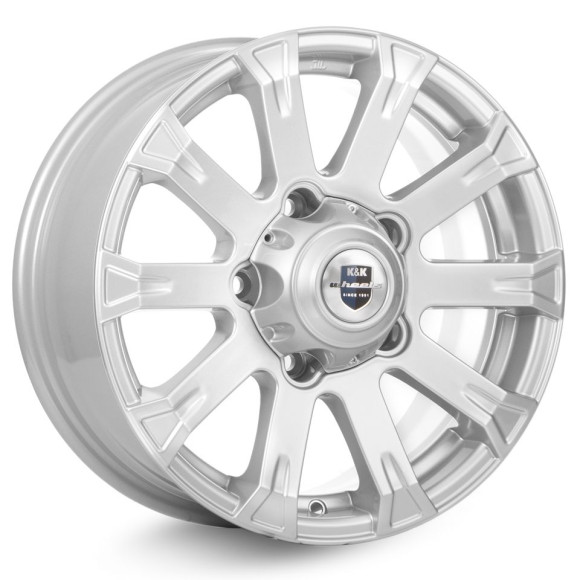 Диски КиК 7,0\R16 5*139.7 ET35 d98.5 Сильвер Диски КиК 7,0\R16 5*139.7 ET35 d98.5 Сильвер