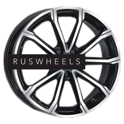 Диски MAK 7x18/5x108 ET47,5 D63,4 DaVinci Black mirror