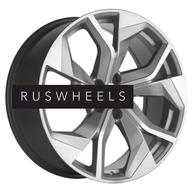 Диски Khomen Wheels 8,5x20/5x112 ET20 D66,5 KHW2006 (Q8) Brilliant Silver-FP